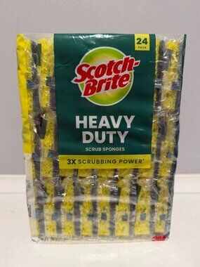 Scotch-Brite Heavy Duty Sponge, 24-count